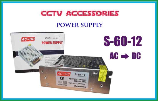 S-60-12 - Power supply-cctv accessories advanced digital technology Srilanka