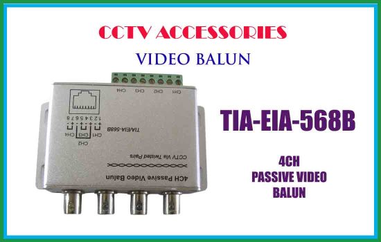 TIA-EIA-568B video balun - cctv accessories advanced digital technology Srilanka