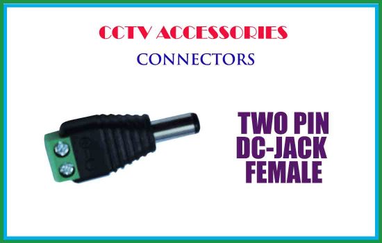TWO PIN DC-JACK FEMALE -connectors- cctv accessories advanced digital technology Srilanka