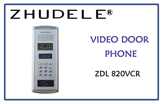 ZDL 820VCR - Zhudele video door phone in advanced digital technology Colombo Srilanka