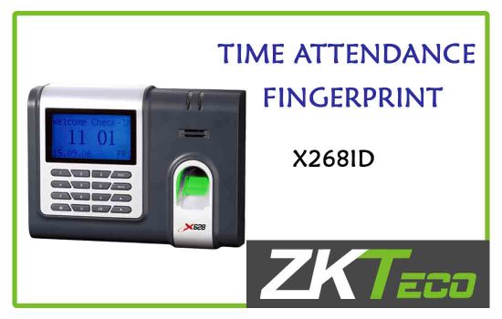 X268ID - ZkTeco Time attendance -fingerprint advanced digital technology Colombo