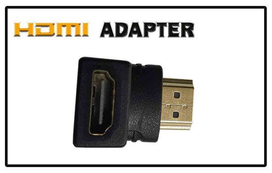 HDMI ADAPTER L TYPE- cctv accessories advanced digital technology Srilanka