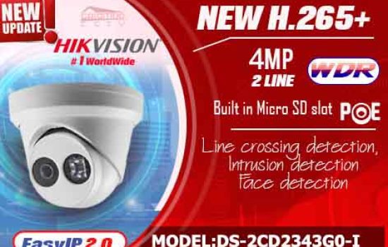DS-2CD2343G0-I - Hikvision IP Camera