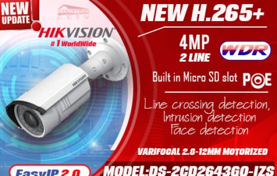 DS-2CD2643GO-IZS- Hikvision IP Camera
