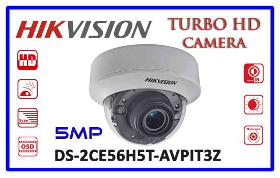 DS-2CE56H5T-AVPIT3Z - Hikvision 5mp Turbo HD Camera Advanced Digital technology Colombo