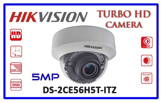 DS-2CE56H5T-ITZ - Hikvision 5mp Turbo HD Camera Advanced Digital technology Colombo