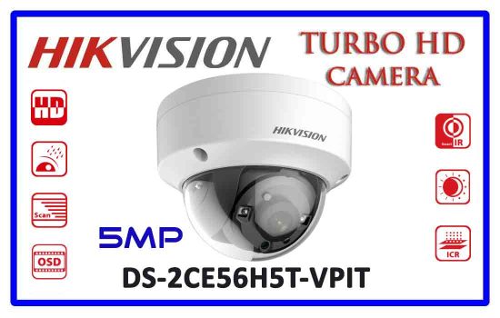 DS-2CE56H5T-VPIT - Hikvision 5mp Turbo HD Camera Advanced Digital technology Colombo