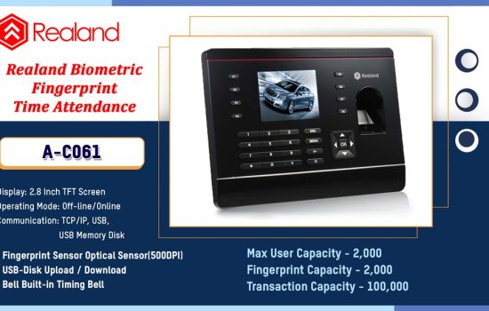 A-C061 TIME ATTENDANCE Realand Camera.lk Colombo Sri Lanka