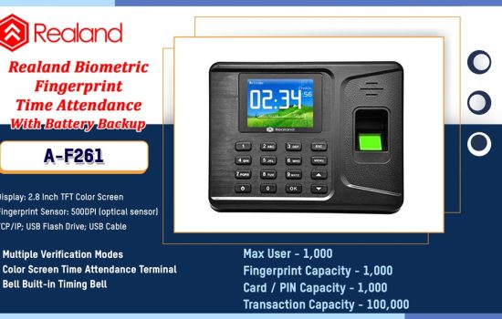 A-F261 TIME ATTENDANCE Realand Camera.lk Colombo Sri Lanka