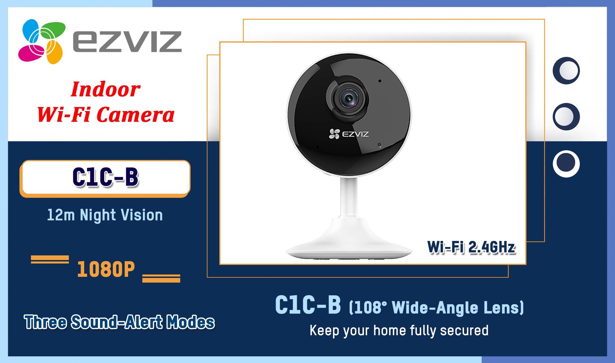 C1C-B Indoor Wi-Fi Camera Ezviz Camera.lk Colombo Sri Lanka