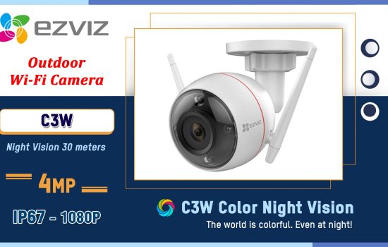 C3W (ColorNightVision Pro) Outdoor Wi-Fi Camera Ezviz Camera.lk Colombo Sri Lanka