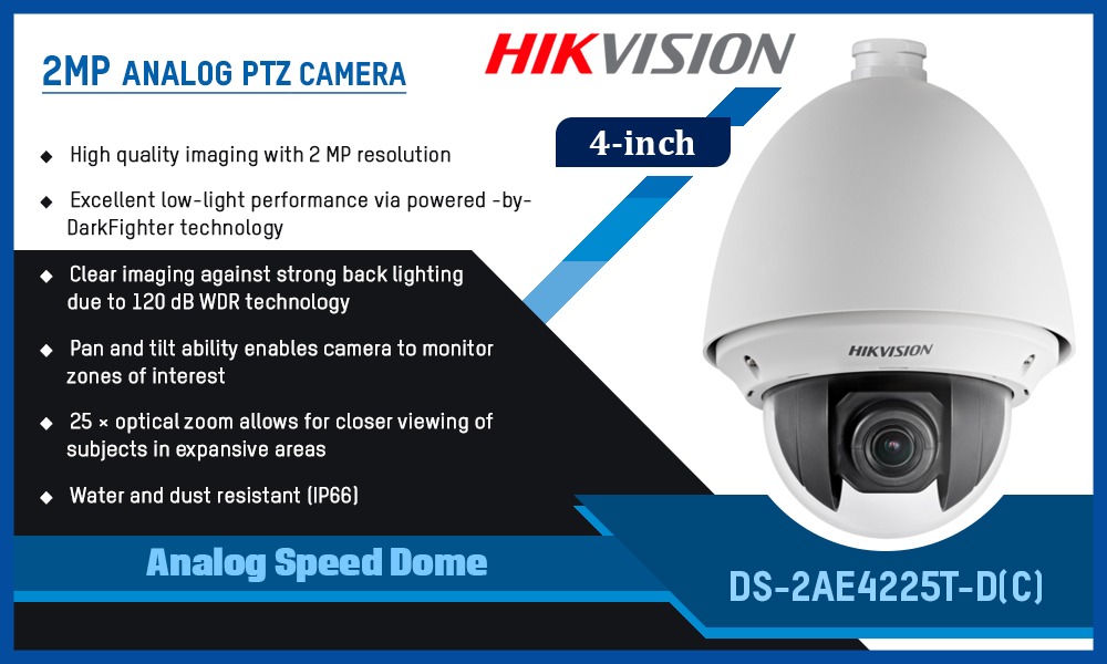 DS-2AE4225T-D(C) ANALOG PTZ CAMERA Hikvision Camera.lk Colombo Sri Lanka