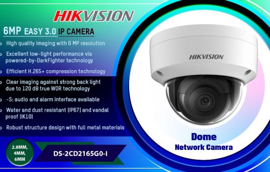 DS-2CD2165G0-I 6MP EASY 3.0 IP CAMERA Hikvision Camera.lk Colombo Sri Lanka