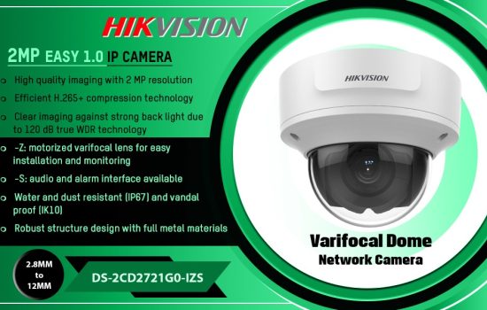 DS-2CD2721G0-IZS 2MP EASY 1.0 IPCAMERA Hikvision Camera.lk Colombo Sri Lanka