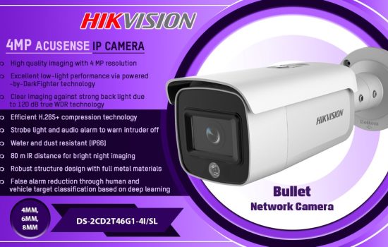 DS-2CD2T46G1-4I/SL 4MP ACUSENSE IP CAMERA Hikvision Camera.lk Colombo Sri Lanka