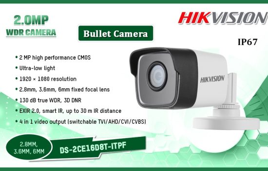 DS-2CE16D8T-ITF 2.0MP WDR CAMERA Hikvision Camera.lk Colombo Sri Lanka