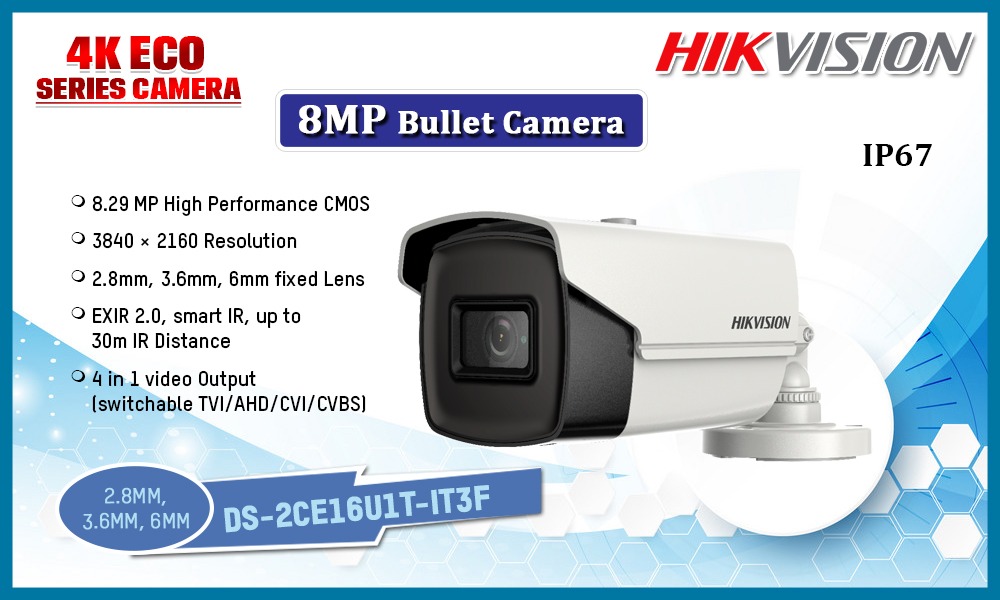 DS-2CE16U1T-IT3F 8MP ANALOG CAMERA Hikvision Camera.lk Colombo Sri Lanka