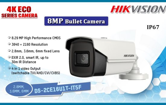 DS-2CE16U1T-IT5F 8MP ANALOG CAMERA Hikvision Camera.lk Colombo Sri Lanka
