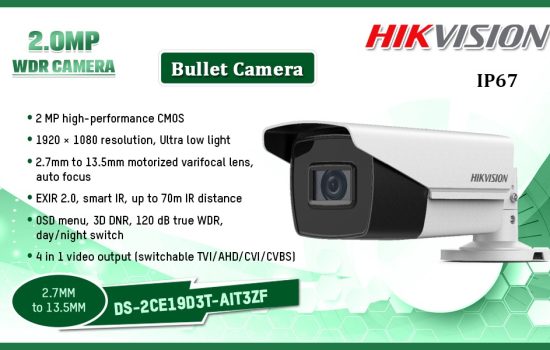 DS-2CE19D3T-AIT3ZF 2.0MP WDR CAMERA Hikvision Camera.lk Colombo Sri Lanka