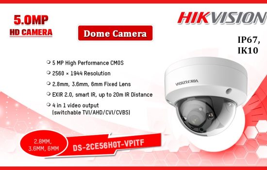 DS-2CE56H0T-VPITF 5.0MP HD CAMERA Hikvision Camera.lk Colombo Sri Lanka