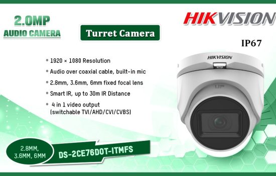 DS-2CE76DOT-ITMFS 2.0MP AUDIO CAMERA hikvision Camera.lk Colombo Sri Lanka