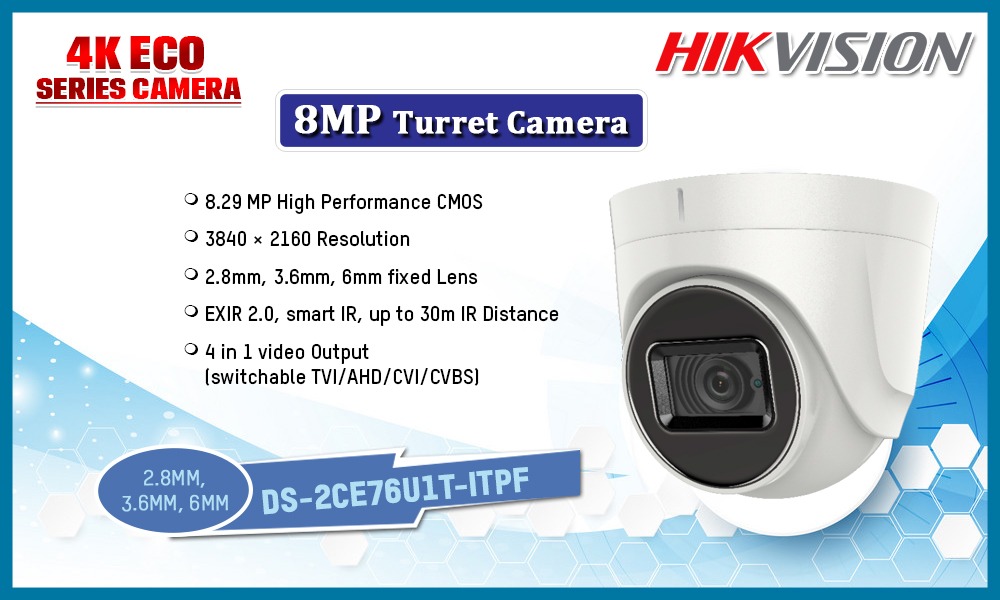 DS-2CE76U1T-ITPF 8MP ANALOG CAMERA Hikvision Camera.lk Colombo Sri Lanka