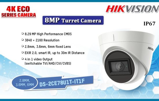 DS-2CE78U1T-IT1F 8MP ANALOG CAMERA Hikvision Camera.lk Colombo Sri Lanka