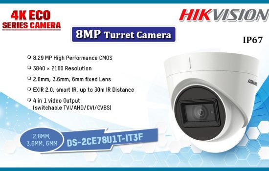 DS-2CE78U1T-IT3F 8MP ANALOG CAMERA Hikvision Camera.lk Colombo Sri Lanka