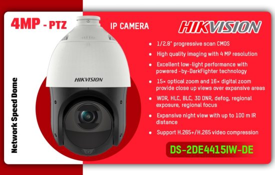 DS-2DE4415IW-DE IP PTZ CAMERA Hikvision Camera.lk Colombo Sri Lanka