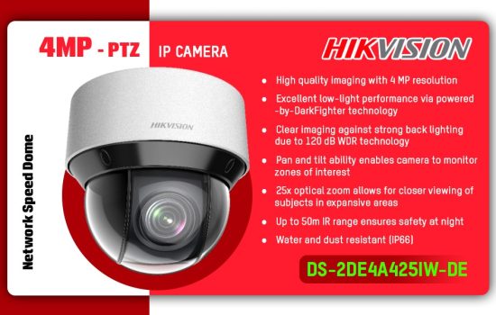 DS-2DE4A425IW-DE IP PTZ CAMERA Hikvision Camera.lk Colombo Sri Lanka