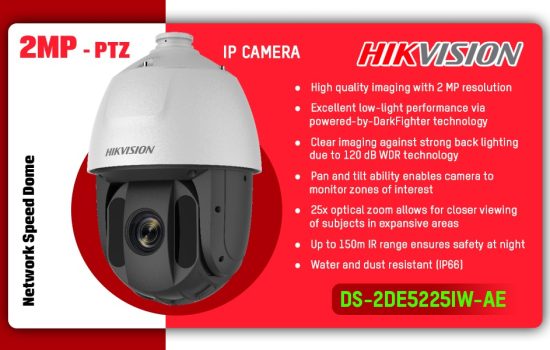 DS-2DE5225IW-AE IP PTZ CAMERA Hikvision Camera.lk Colombo Sri Lanka
