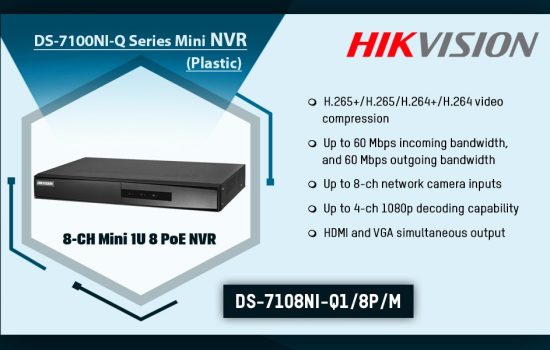 DS-7108NI-Q1/8P/M DS-7100NI-Q SERIES MINI NVR(PLASTIC) Hikvision Camera.lk Colombo Sri Lanka