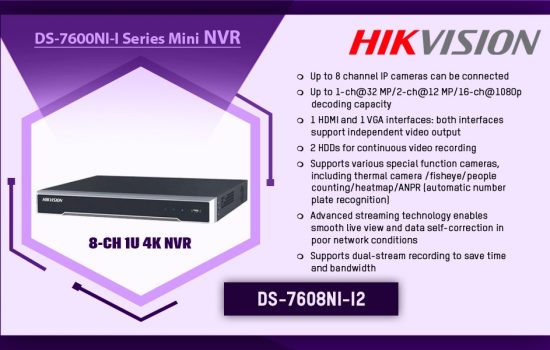 DS-7608NI-I2 DS-7600NI-I SERIES MINI NVR Hikvision Camera.lk Colombo Sri Lanka