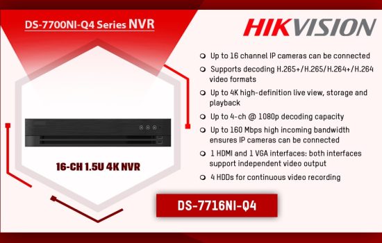 DS-7716NI-Q4 DS-7700NI-Q4 SERIES Hikvision Camera.lk Colombo Sri Lanka