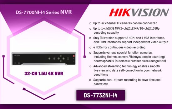 DS-7732NI-I4 DS-7700NI-I4 SERIES (4K & H.265+) Hikvision Camera.lk Colombo Sri Lanka
