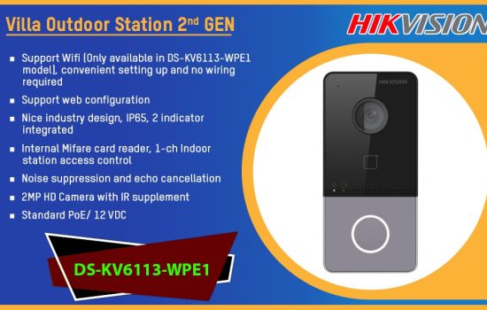 DS-KV6113-WPE1 IP VIDEO DOOR PHONE Hikvision Camera.lk Colombo Sri Lanka
