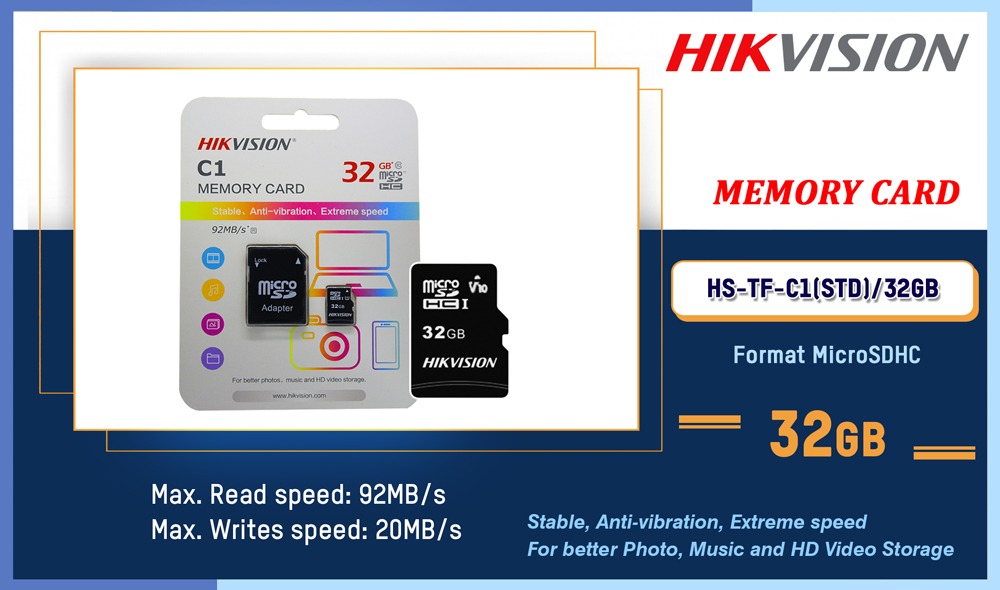 HS-TF-C1(STD)/32GB Memory Card Hikvision Camera.lk Colombo Sri Lanka