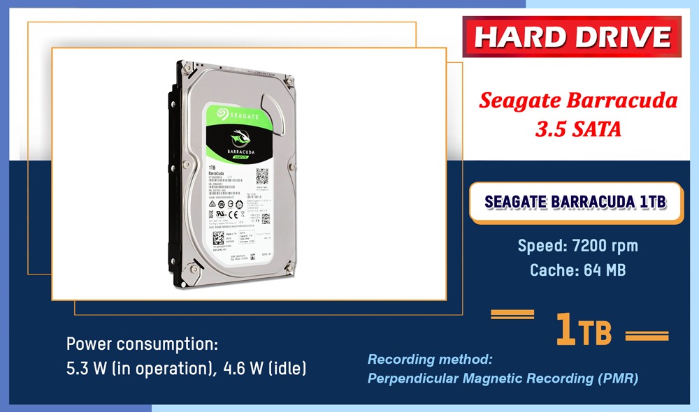 SEAGATE BARRACUDA 1TB 3.5 SATA Hard Drive Camera.lk Colombo Sri Lanka