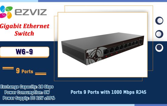 W6-9 9-Port Gigabit Ethernet Switch Ezviz Camera.lk Colombo Sri Lanka