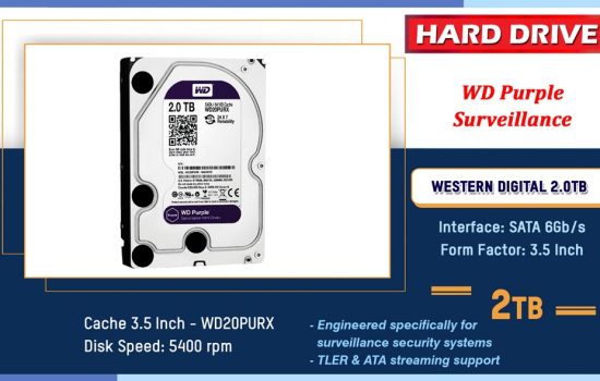 WESTERN DIGITAL 2TB Purple Surveillance Hard Drive Camera.lk Colombo Sri Lanka