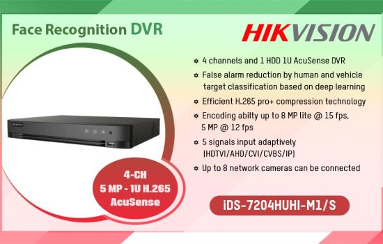 iDS-7204HUHI-M1/S FACE RECOGNITION DVR Hikvision Camera.lk Colombo Sri Lanka