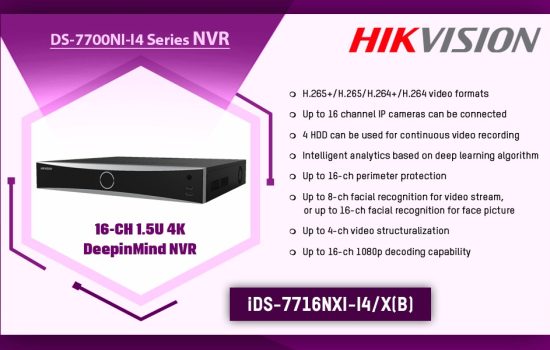 iDS-7716NXI-I4/X(B) DS-7700NI-I4 SERIES (4K & H.265+) Hikvision Camera.lk Colombo Sri Lanka