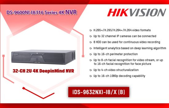 iDS-9632NXI-I8/X-(B) DS-9600NI-I8/I16 SERIES 4K NVR (H.265+) Hikvision Camera.lk Colombo Sri Lanka