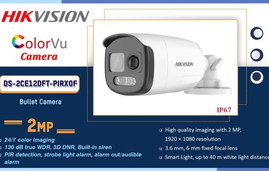 DS-2CE12DFT-PIRXOF Hikvision 2MP COLORVU CAMERA Camera.lk Colombo Sri Lanka