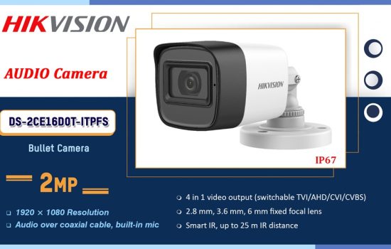 DS-2CE16D0T-ITPFS Hikvision 2MP AUDIO CAMERA Camera.lk Colombo Sri Lanka