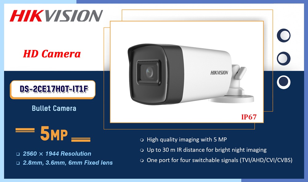 DS-2CE17H0T-IT1F Hikvision 5MP HD CAMERA Camera.lk Colombo Sri Lanka