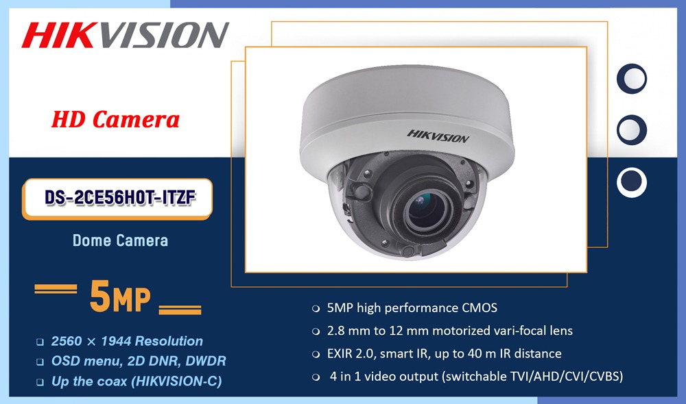 DS-2CE56H0T-ITZF Hikvision 5MP HD CAMERA Camera.lk Colombo Sri Lanka