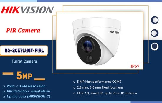 DS-2CE71H0T-PIRL Hikvision 5MP PIR CAMERA Camera.lk Colombo Sri Lanka