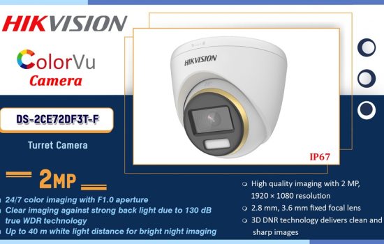 DS-2CE72DF3T-F Hikvision 2MP COLORVU CAMERA Camera.lk Colombo Sri Lanka