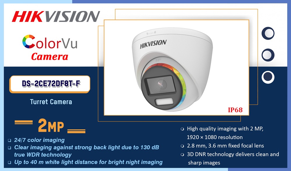 DS-2CE72DF8T-F Hikvision 2MP COLORVU CAMERA Camera.lk Colombo Sri Lanka